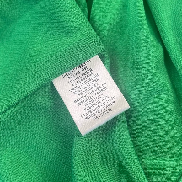 Original Milly New York l S Retro 60s MCM Mod Knit Open Back Draped Button Dress - Picture 12 of 15